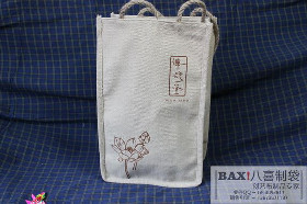 节日礼品杂粮袋 帆布大米手提袋的定制与应用